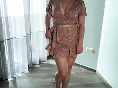 Fucking StepMom'_s Legs in Shiny Nude Pantyhose